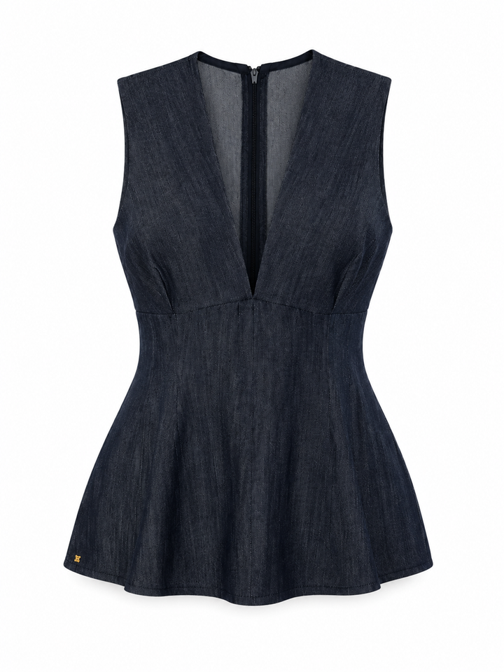 Clyde Denim Top
